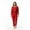 Red-Women, variant on KHONTS Family Christmas Santa Costume Onesie One Piece Cosplay Festive Suit