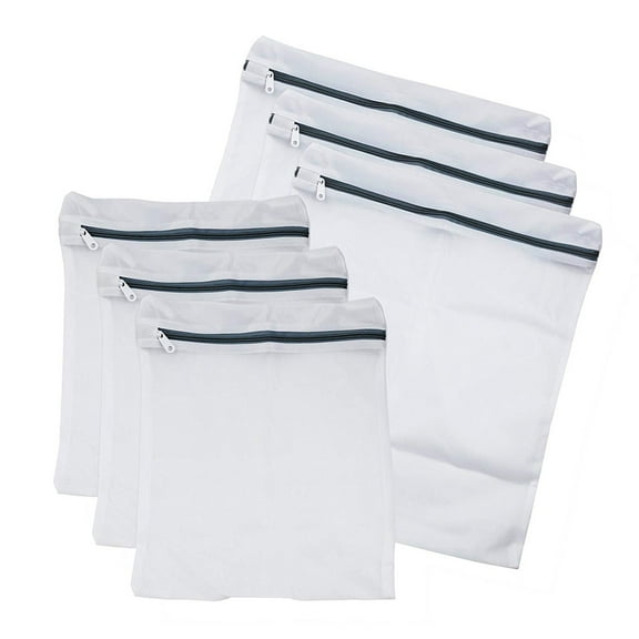 Vikakiooze 6 Pack Laundry Mesh Net Washing Bag Clothes bra sox Lingerie Socks Underwear
