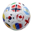 thumbnail image 4 of Icon Sports Size 2 Soccer Ball, National Teams World Clubs, Country Flags Soccer Ball - White, 4 of 4