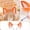 Orange, variant on Cat Wolf Fox Dog Ears Headband Handmade Faux fur Cosplay Halloween Costume Party,Handmade Animal Furry Ears Hair Hoop,Realistic Animal Ear Costume Accessory for Party Anime Cos Lolita Dress Up