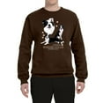 thumbnail image 2 of If It's Not a Border Collie It's Just a Dog Gift | Mens Dog Lover Crewneck Graphic Sweatshirt, Brown, 3XL, 2 of 3