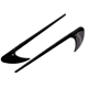 thumbnail image 2 of 8 Piezas Adorno de Guardabarros Lateral de Coche para Clase e W213 Clase C W205 Refit E63S Accesorios Negro, 2 of 5
