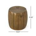 thumbnail image 3 of Yesurprise Modern Accent Side Table, Multi-function End Table, Home Furniture, Unique Metal Drum Shaped Coffee Table for Living Room, Bedroom, Office, 3 of 7