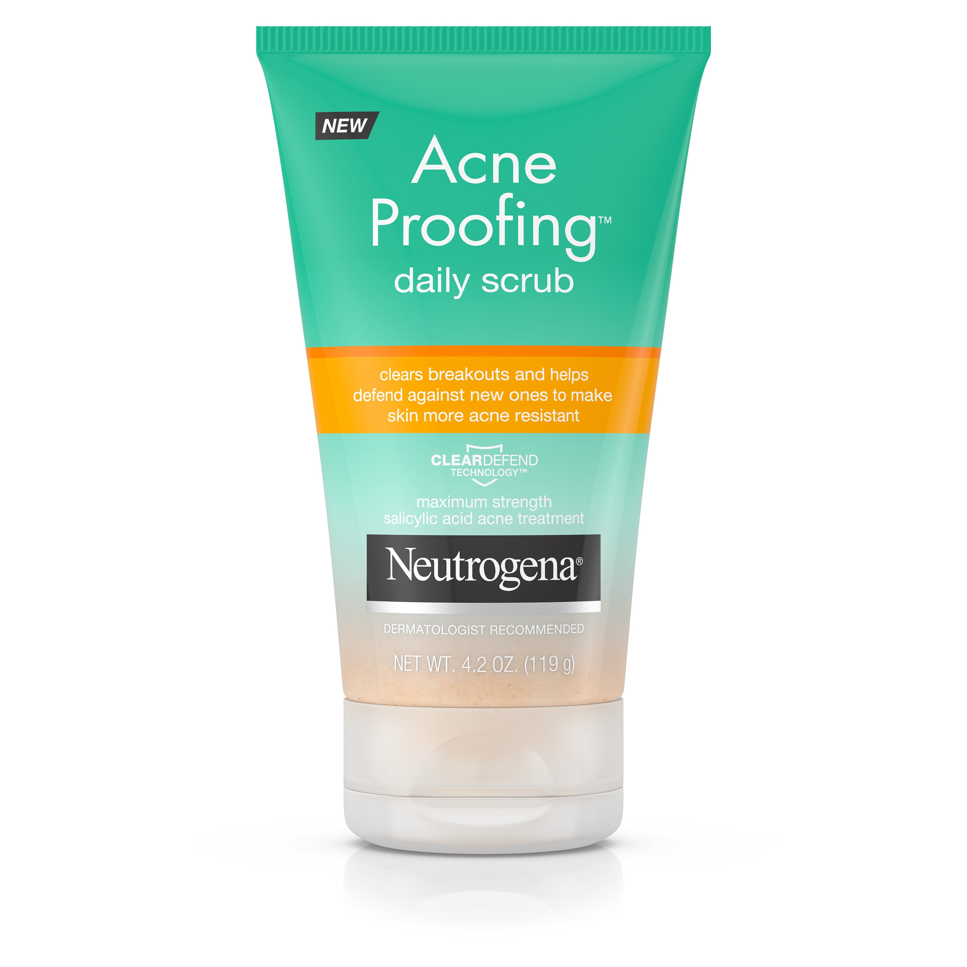 Neutrogena Acne Proofing Exfoliating Facial Scrub, 4.2 oz