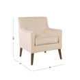 thumbnail image 5 of Homepop Davis Mid-Century Velvet Accent Chair -  Blush Pink, 5 of 8