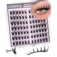 thumbnail image 1 of Láminas autoadhesivas Lvmixwig Cat Eye D Curly Black, 1 of 9
