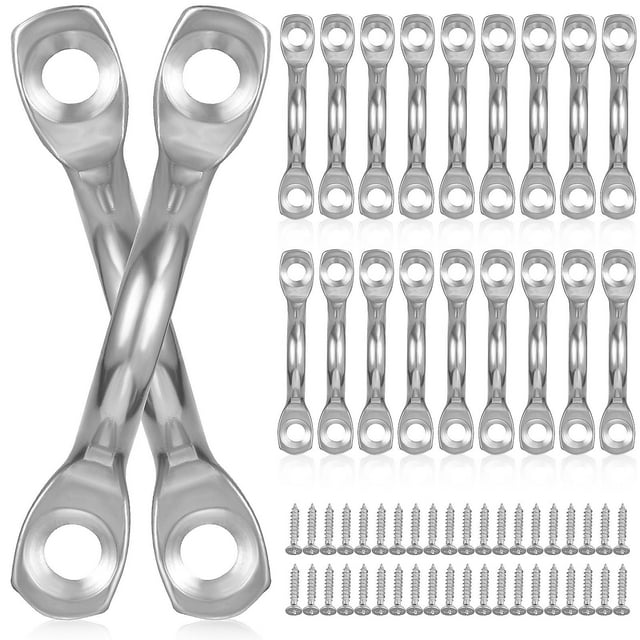 GOOHOCHY 20Ud Mangos Para Kayak Y Canoa De Inoxidable Con Tornillos Para Uso