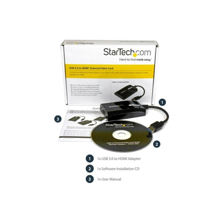 Free Shipping! StarTech.com USB32HDPRO USB 3.0 to HDMI