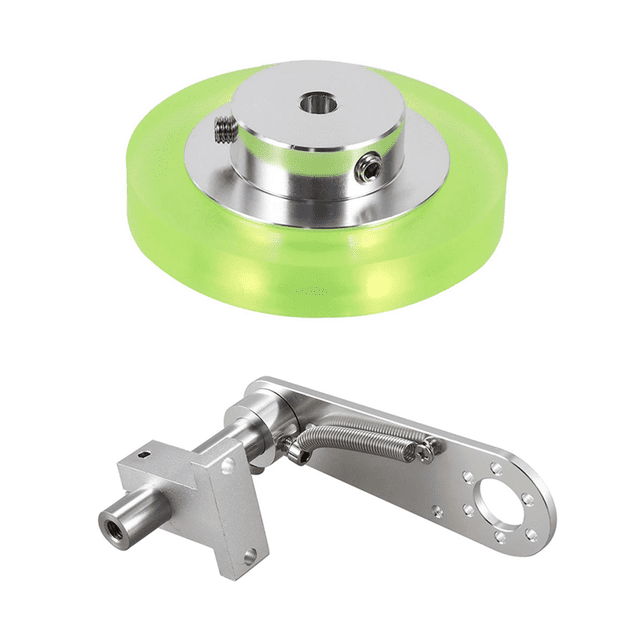 Roue de Mesure de Roue de Codeur Industriel en Polyuréthane en Aluminium de 200mm avec Support de Montage de Codeur en Aluminium de Type 20mm