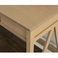 thumbnail image 6 of Linon Titian Pine Wood One Drawer Desk in Driftwood Brown, 6 of 17