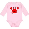 thumbnail image 3 of Inktastic Cute Red Crab Boys or Girls Long Sleeve Baby Bodysuit, 3 of 5