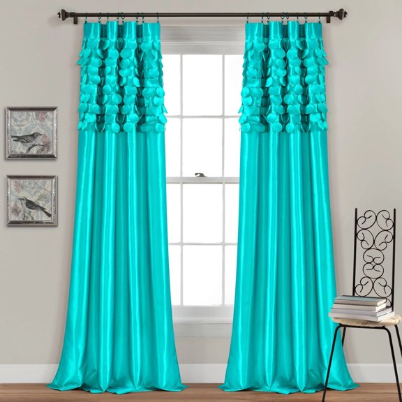 Lush Decor Circle Dream Window Curtain Set
