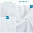 thumbnail image 6 of Flxxie 1800 Count Double Brushed Microfiber Envelope Pillowcases Set of 2, King, 20" x 40", White, 6 of 6
