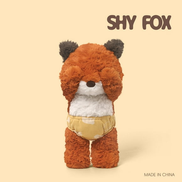 Jouet en Peluche Renard Timide (Poupée Renard Mignonne)