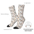 thumbnail image 4 of Logiee Horse Print Adult Socks for Men & Women,Calf Socks, Ankle Socks,Boots Socks,Breathable Casual Sock,Unisex Crew Socks, 4 of 6