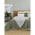 thumbnail image 2 of Muslin Blanket 4 Layers, Soft Bedspread, 100% Turkish Cotton Khaki Muslin Bed Cover, 63 x 90 in, 2 of 3