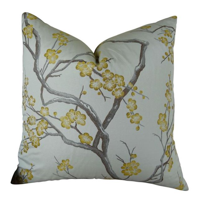 Plutus Vesoul Handmade Throw Pillow, (Double sided 22" x 22")