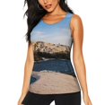 thumbnail image 2 of Haiem Lighthouse Workout Tank Tops for Women, Athletic Sports Slim-Fit Tank Tops, Compression Sleeveless Dry Fit Shirts,Athletic Shirt-, 2 of 9