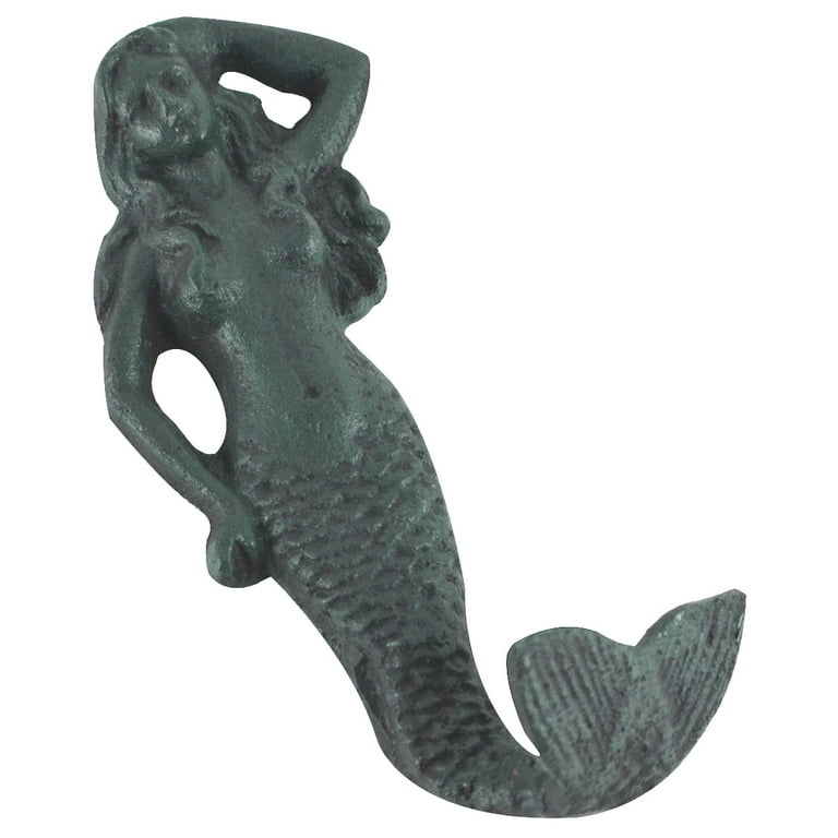 Metal Wall Mount Mermaid Towel Holder Home Decor Hook Metal Wall Mount Mermaid Towel Holder Home Decor Hook