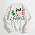 thumbnail image 4 of WEAIXIMIUNG Sweat à Capuche pour Femmes, Mode de Noël, Imprimé Arbre de Noël, Manches Longues, Col Rond, 4 of 5