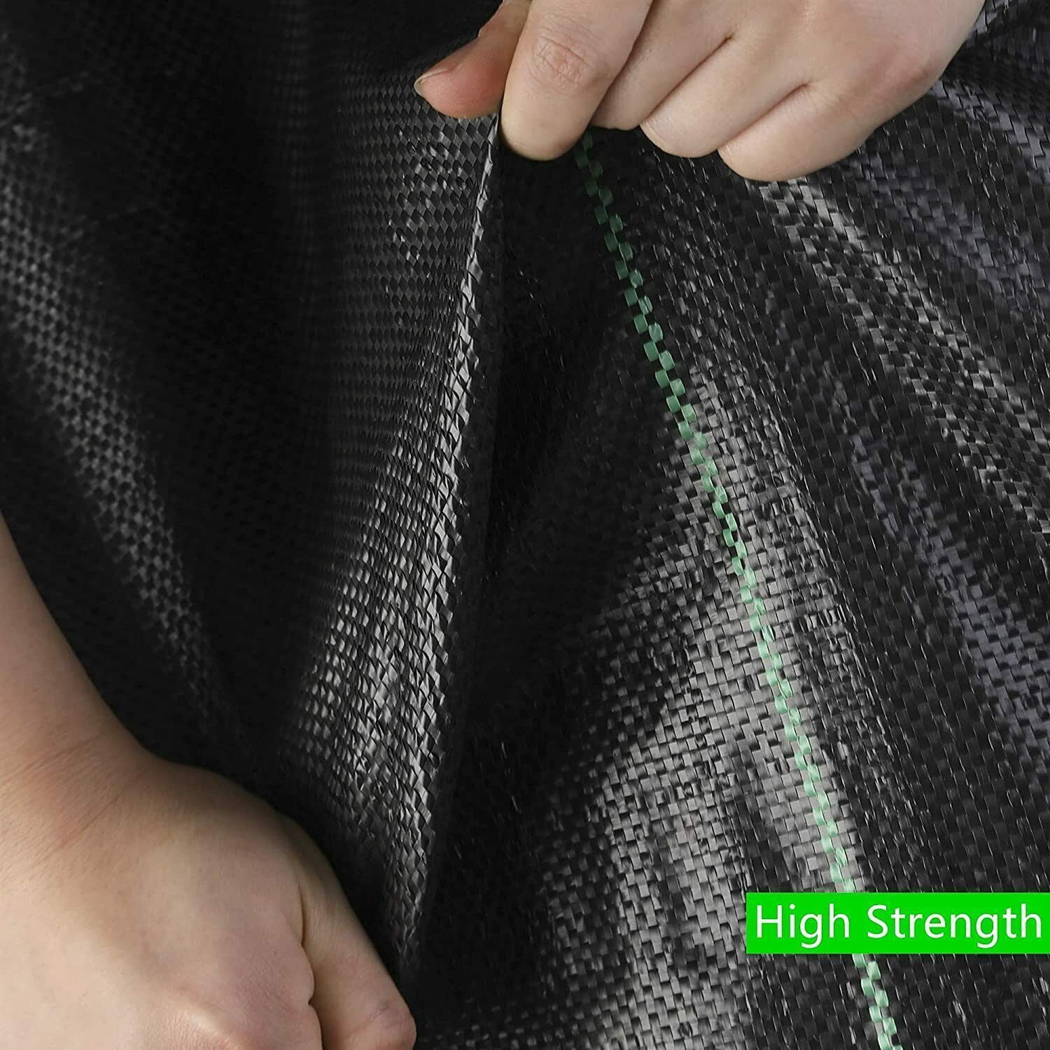 Heavy Duty Weed Barrier Landscape Fabric for Outdoor Gardens, Gardening Fabric Mat Black Heavy Duty Garden Cloth