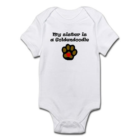 

CafePress - My Sister Is A Goldendoodle Body Suit - Baby Light Bodysuit