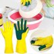 thumbnail image 2 of 1pair Waterproof Kitchen Cleaning Glove Sponge Latex Household Dish Washing-zzy, 2 of 5