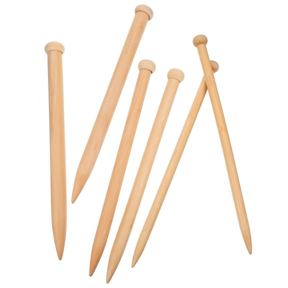 GARVALON 3 Pairs Hand Knitting Tools For Diy Handmade Weaving By Beginners And Intermediate Knitters