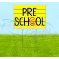thumbnail image 1 of Preschool (18" x 24") Yard Sign, Includes Metal Step Stake, 1 of 6