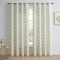 thumbnail image 3 of THD Miranda Floral Decorative Grommet Window Treatment Curtain Drapery Panels - Pair, 3 of 24