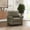 Grey, variant on Silver Nails Decoration, Round Arm Design - Attractive Living Room Single Sofa