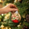 thumbnail image 5 of 24-Pack Vintage Santa Claus Christmas Tree Ornaments Set, Retro Holiday Decor, 5 of 6
