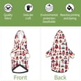thumbnail image 4 of Yiaed Rocket Pattern Print Dog Hoodie Security Pet Dog Costume Pets Dog Hoodie Sweatshirt with Pocket for Small Dogs-Large, 4 of 5