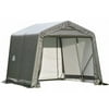 ShelterLogic 72804 10x8x8 Peak Style Shelter- Green Cover