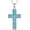 Cross Necklace, variant on Turquoise Necklace 925 Sterling Silver Feather/Cross/Dragonfly Pendant Necklace Jewelry Gifts for Women