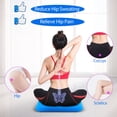 thumbnail image 4 of LHYXU Large Gel Seat Cushion for Long Sitting 16.5" x 14.5" x 1.38" Gel Cushion Wheelchair & Thick, Chair Soft Cool, Breathable Car Reduce Sweat, Pressure Relief(Purple), 4 of 7