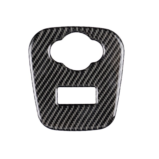 AIHOME Carbon Fiber Car Interior Cigarette Lighter Decorative Sticker for Mini Cooper JCW F55 F56 Car Interior Cooper Car Interior USB AUX Panel Console Cover Sticker