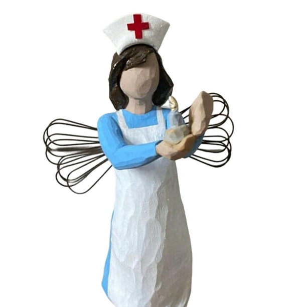 Enfermera, Escultura De Enfermera De Resina, Figura De Enfermera, Estatua, Adornos Para El Hogar, Decoración, Regalo De Navidad Scienceny HA042885-02