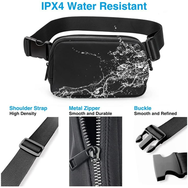 Fanny Packs Waist Pack for Women, Waterproof Waist Bag with Adjustable  Strap for Travel Sports Running