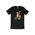 thumbnail image 3 of Sloth Riding Bicycle Gift T-Shirt Tee Mens Womens Cycling Bike shirt Birthday Gift Tshirt Cycling Cyclist Bicycle birthday idea present, 3 of 9