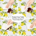 thumbnail image 5 of Round Fitted Tablecloth with Elastic, Watercolor Lemon Decor Round Tablecloths Wipeable Waterproof Table Cover Indoor Outdoor Circle Cover for Dining Kitchen Patio Camping Picnic, 40"-44", B-3, 5 of 6