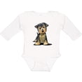 thumbnail image 3 of Inktastic Little Gent Yorkie Boys or Girls Long Sleeve Baby Bodysuit, 3 of 5