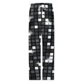 thumbnail image 4 of Black Diamond Disco Ball Glitter Women's Pajamas Pajama Pants Women's Sleepwear Lounge Sleep Bottoms Stretch with Pockets, 4 of 7