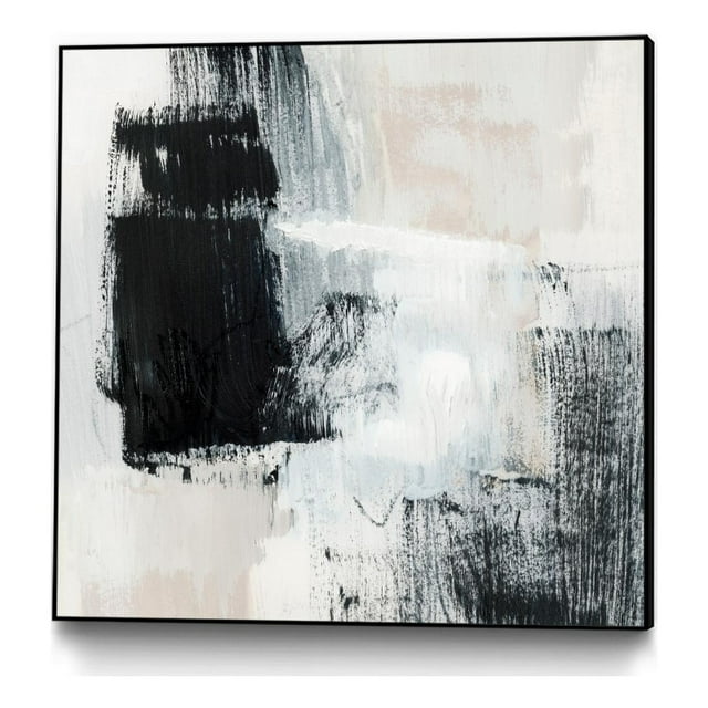 Giant Art Toile 30x30 Fria I Encadrée en Blanc