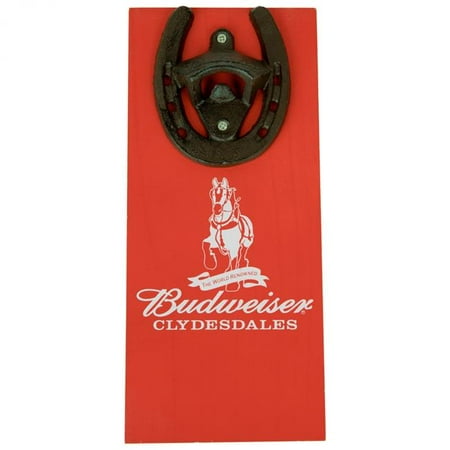 

Budweiser 851538 Clydesdales Horseshoe Bottle Opener