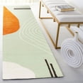 thumbnail image 2 of SAFAVIEH Rodeo Drive Dusan Abstract Runner Rug, Green/Rust, 2'3" x 8', 2 of 8