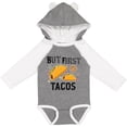 thumbnail image 3 of Inktastic But First Tacos Boys or Girls Long Sleeve Baby Bodysuit, 3 of 5