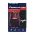 thumbnail image 3 of Champion Men's Athletics Tech Performance Long Leg Boxer Brief, 3 Pack, 3 of 7