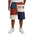 thumbnail image 4 of 4th of July Shorts for Men - 250th Anniversary Patriotic Print Shorts, Stars and Stripes Casual Summer Beach Holiday Shorts S, 4 of 6