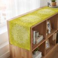 thumbnail image 6 of Table Runners 70 Inches Long Dress Scarves, Boho Flowers Farmhouse Coffee/Dining/Kitchen Table Decor, Holiday Table Runner, Yellow Floral Vintage Bohemian Watercolor 13x70 Inch, 6 of 9